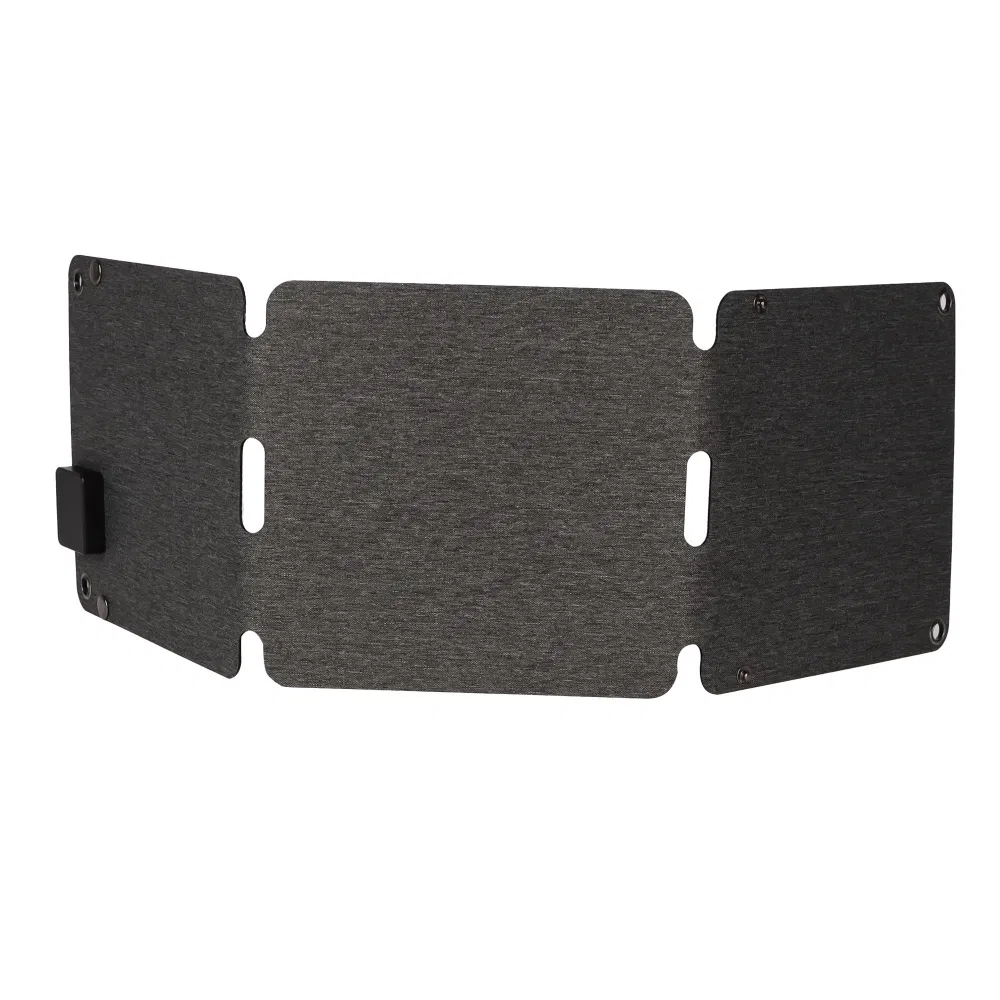 Ultra-Thin 21W Portable Folding Solar Blanket with Battery