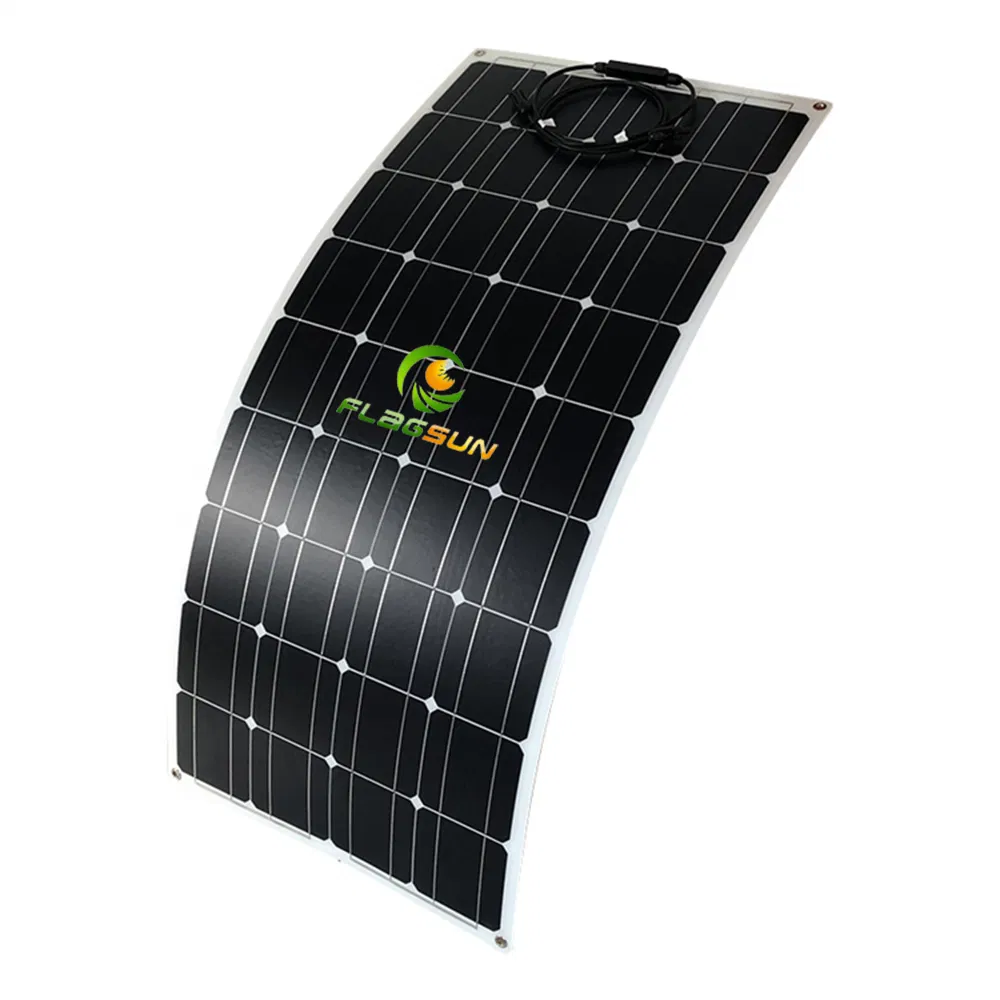 Portable Semi Thin Film Solar Panels Bendable Flexible PV Moudle for RV, Yachts, Marine Power Supply