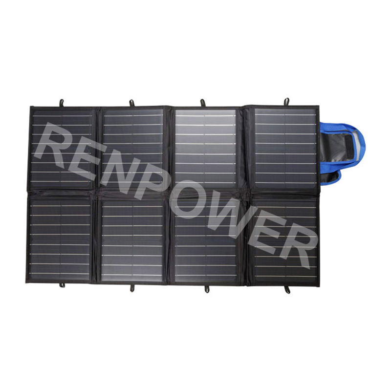 Sewing Mono High Efficiency 120W 200W Portable Folding Solar Blanket for Outdoors