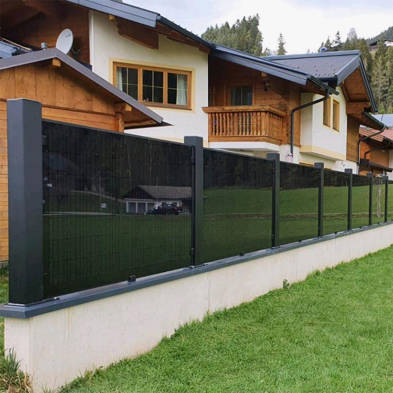 Solar Panel Curtain Wall System for Buildings' Outside Fence