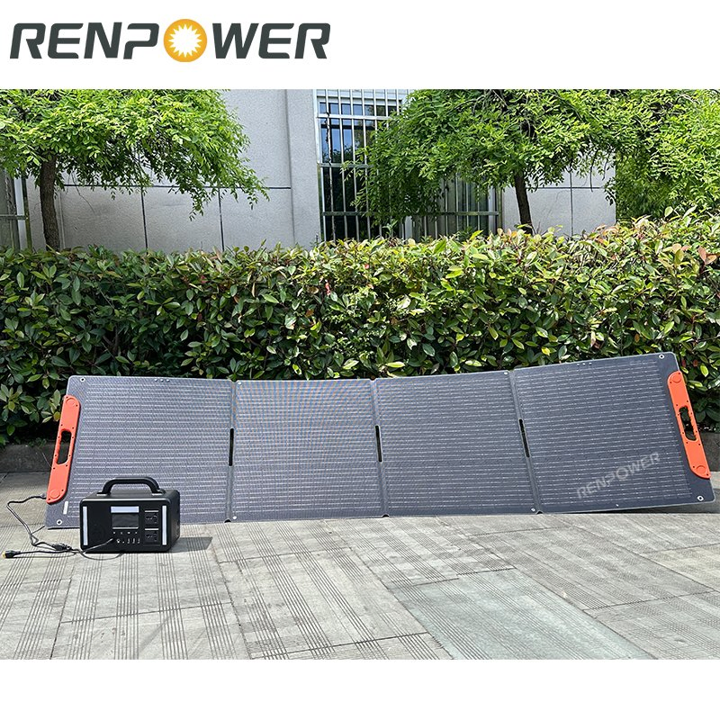 Power Customerized 200W Portable and Foldable Solar Panel Charger Solar Blanket