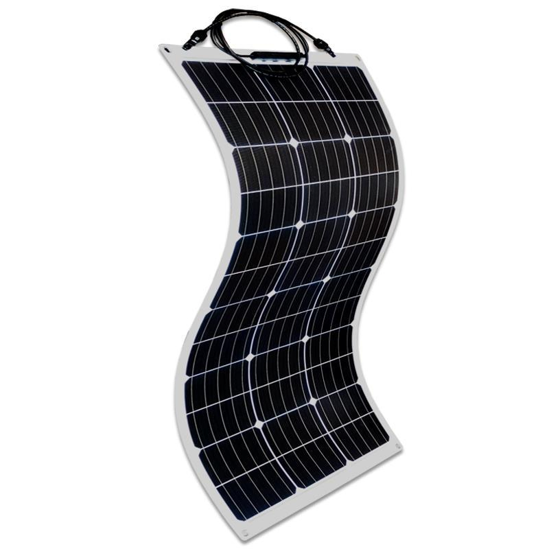 Solar Module 100W Semi-Flexible Marine Grade with EVA Encapsulation Durability for Harsh Weather Conditions
