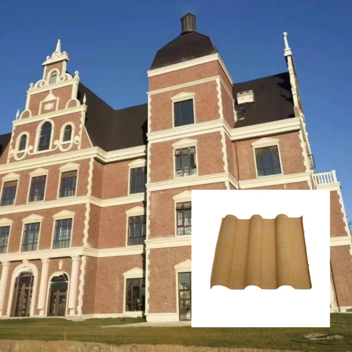 Lightweight Curved Solar Roof Tile for Unique Designs