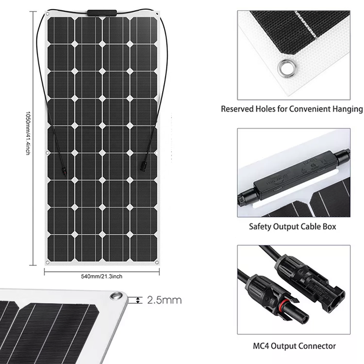 Affordable Flexible PV Solar Panels for Marine Use