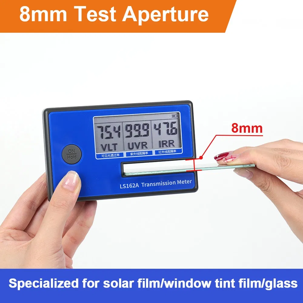 Ls162 Ls162A Solar Transmission Meter Portable Window Tint Meter Vlt Solar Film Transmission Meter Film Window Tint Tester