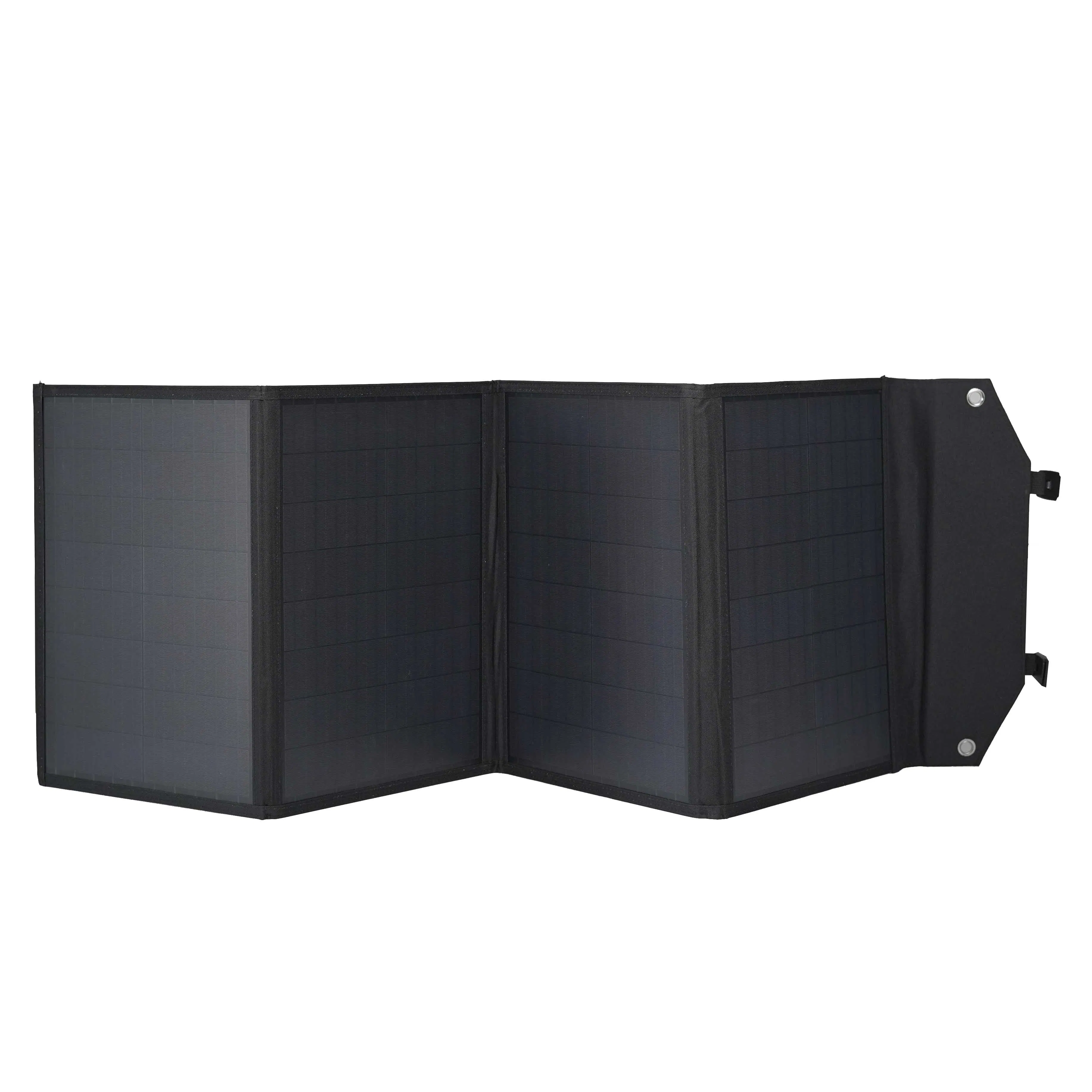 Custom 120W Mono Portable Folding Solar Blanket with Support Studdle