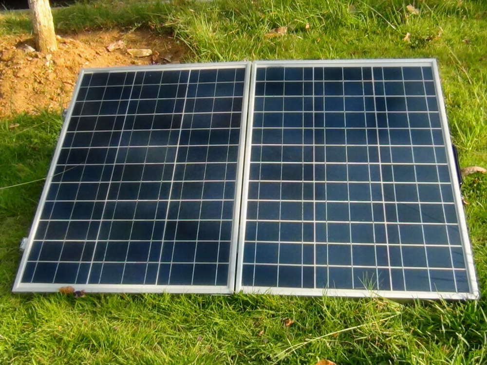 140W Portabe Folding Solar Panel Foldable Kits with Anderson Plug Solar Controller