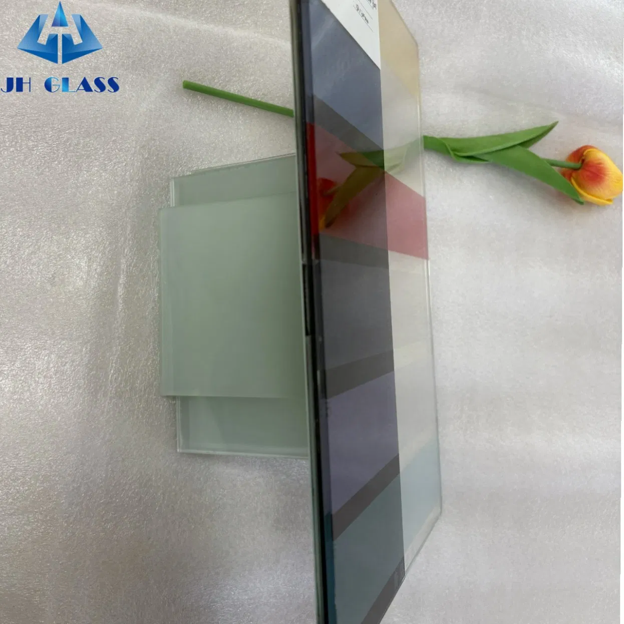 BIPV Solar Pattern Laminated Glass for Solar Thermal Collector and Greenhouse