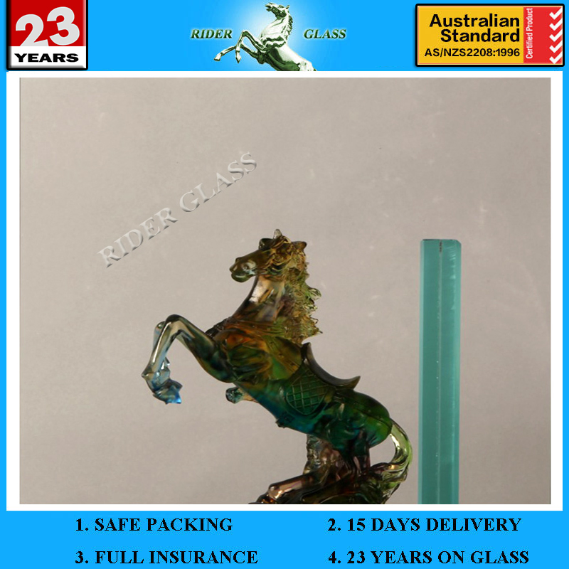 6.38-42.3mm Dark Grey PVB Laminated Glass