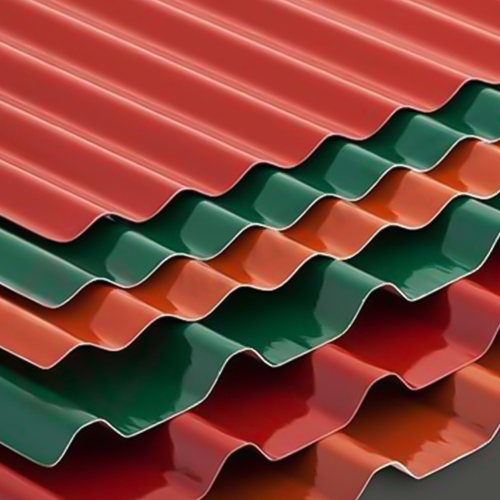 Waterproof and Durable Fiberglass Corrugated Roof Tile Lightweight and High-Strength FRP Solar Panel Roof Tile for Greenhouse Building Material