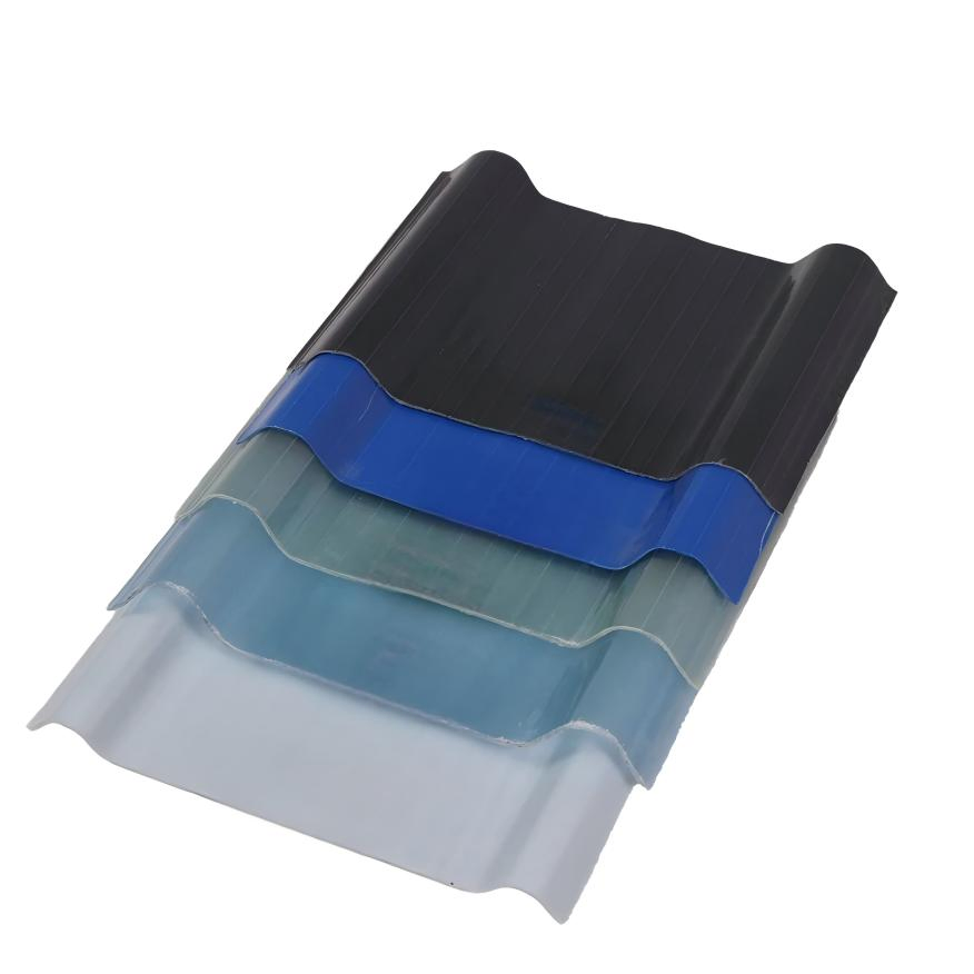 Lightweight FRP Clear Roofing Sheets Fiberglass Reinforced Plastic Solar Panel Roof Tile for House Park Warehouse Workshop