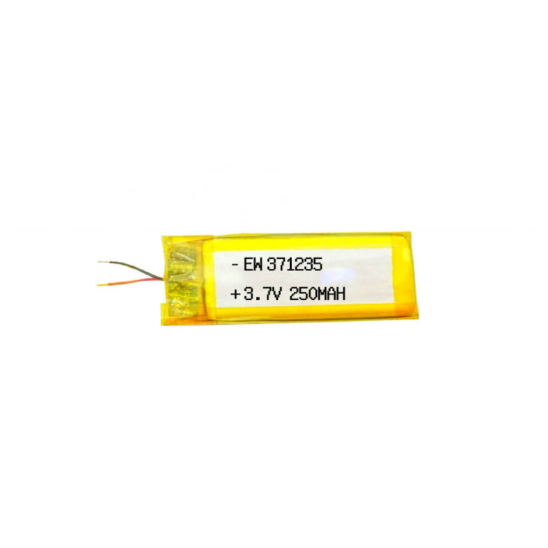 Flat Battery Ew 371235 3.7V 250mAh Small Battery Pouch Cell