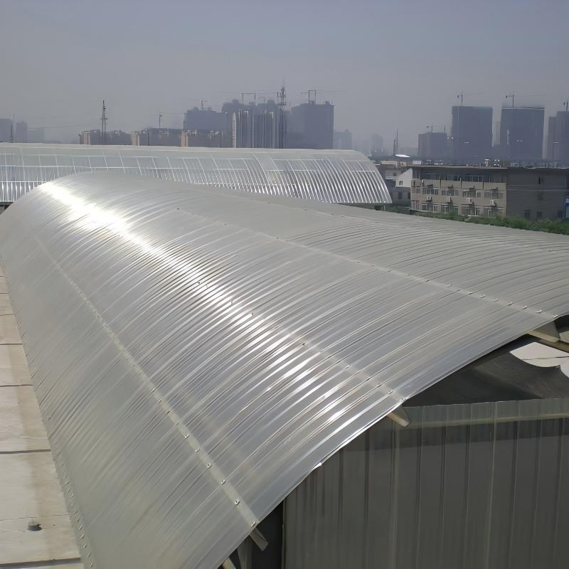 Lightweight FRP Clear Roofing Sheets Fiberglass Reinforced Plastic Transparent Solar Panel Roof Tile with Customized Color
