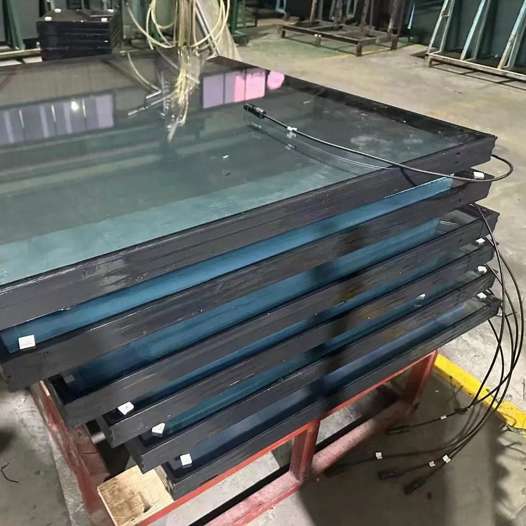 Hot Sales Cdte Thin Film Photovoltaic Solar Power Glass BIPV Double Glass Panel for Building Cadmium Telluride PV Glass Transparent