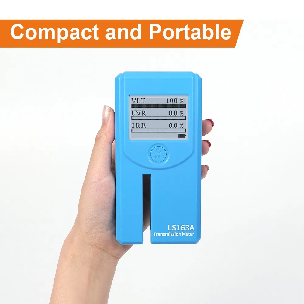 Ls163 Ls163A Portable Rotatable Screen Window Tint Film Tester Glass Car Window Tint Meter Solar Film Tester