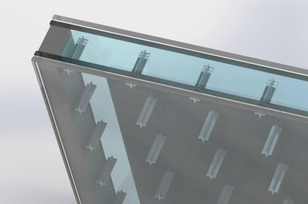 High Thermal Insulation Tempered Vacuum Glass for Solar Back BIPV