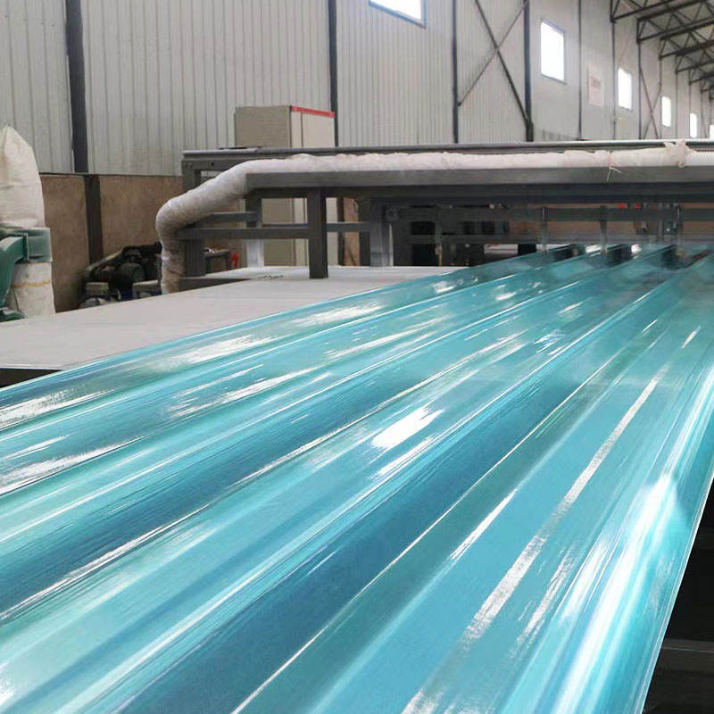 Lightweight FRP Clear Roofing Sheets Anti-UV Transparent Solar Panel Roof Tile PVC/UPVC/Plastic Sheet for Greenhouse Building Material