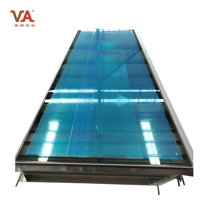 Copper Color Decorative Aluminum Glass Curtain Wall for Commercial Building Facade