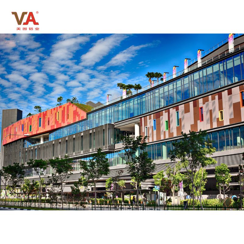 Shopping Mall Curtain Glass Window Wall European Standard Aluminium Building Facade Curtain Wall Facade Panel