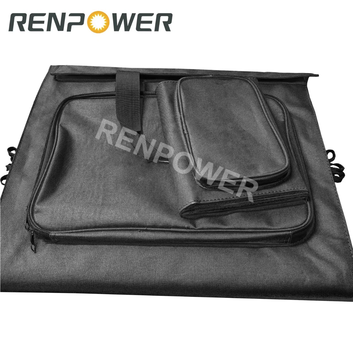 Hpbc 60W\80W/100W Waterproof Robust Portable Solar Blanket for Camping Hiking