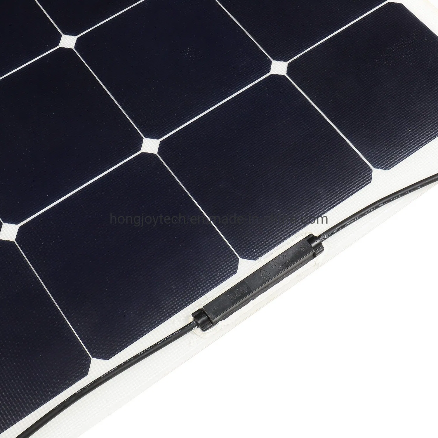 High Efficiency Monocrystalline Silicon and ETFE Materials Extremely Flexible Bending Solar Panel, Curved PV Module for Coach Roof, RV, Boat, Cabin, Tent, Motor