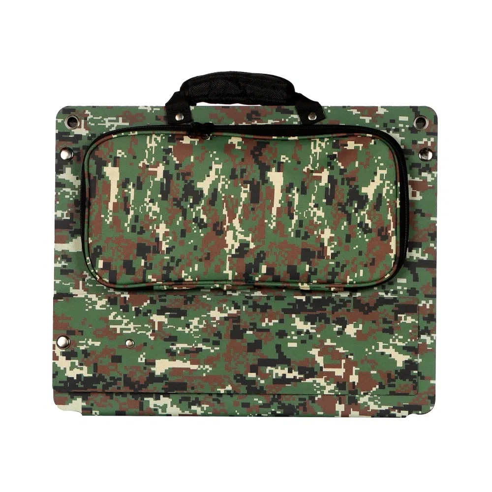 Portable 90W Camouflage Solar Blanket for Outdoor Adventures