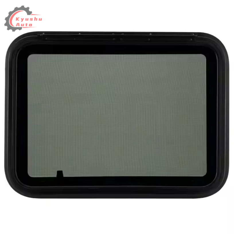 Thermal Insulation Transparent RV Motorhome Sliding Window Blinds Double Layered Hollow Acrylic Camper Van Window