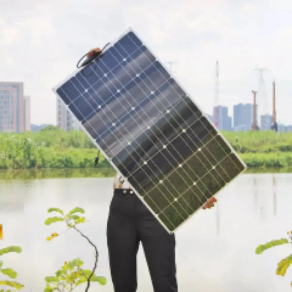 150W Flexible Solar Panel for RV Marine Outdoor IP68 Waterproof Portable Monocrystalline Flexible Solar Module for Power Station