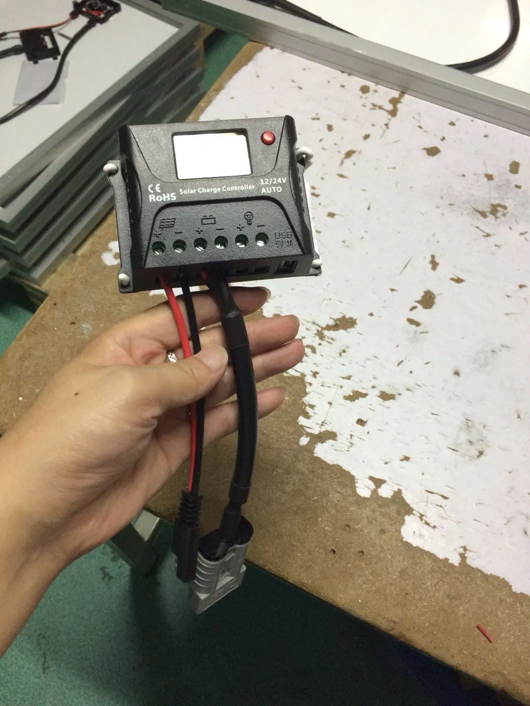 Solar Panel Legs and Connections