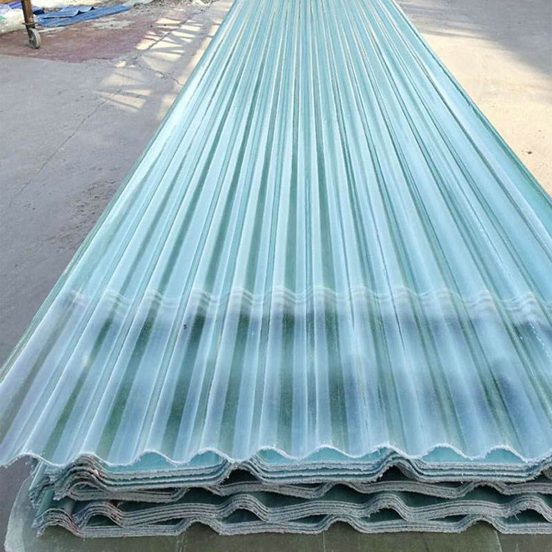 Lightweight FRP Clear Roofing Sheets Anti-UV Transparent Solar Panel Roof Tile PVC/UPVC/Plastic Sheet for Greenhouse Building Material