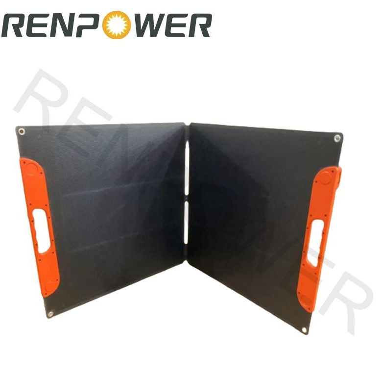 ETFE Coating Power Customerized 100W Solar Panel Charger Foldable and Portable Solar Blanket
