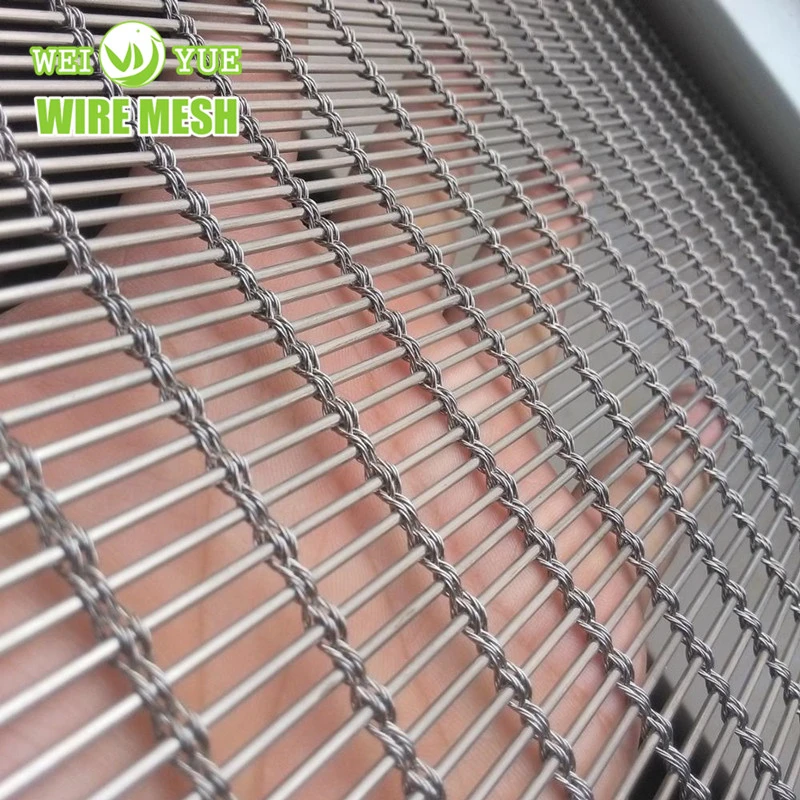 Metal Cable Fabric Mesh/Aluminum Decorative Wire Mesh for Space Divider