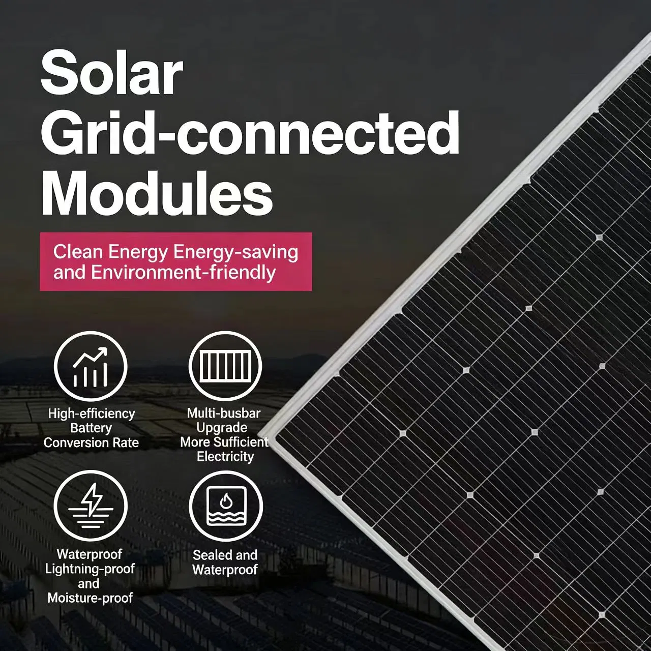 Advanced Solar Monitoring System with Integrated Panel and Camera Kit