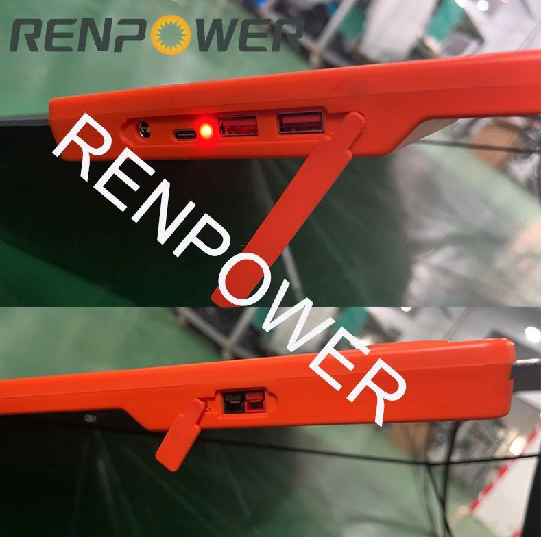 ETFE Coating Power Customerized 100W Solar Panel Charger Foldable and Portable Solar Blanket