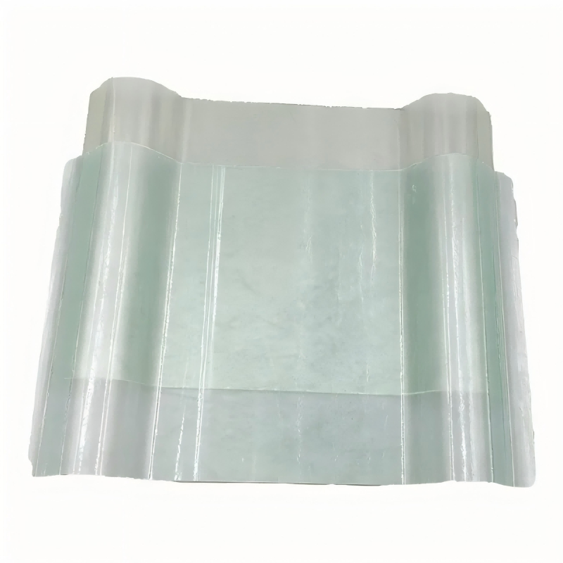 Waterproof Fiberglass Corrugated Roofing Sheet Lightweight and High-Strength FRP Solar Panel Roof Tile for Greenhouse Building Material