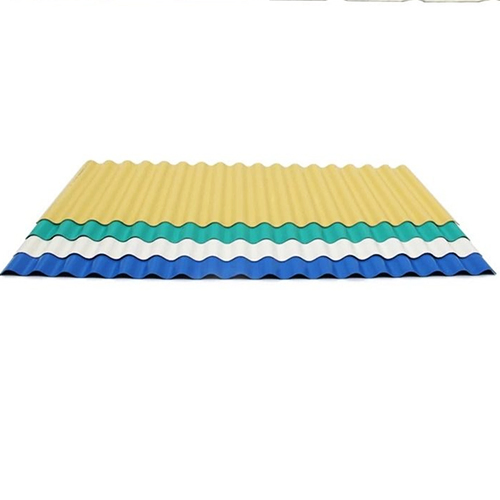 Waterproof and Durable Fiberglass Corrugated Roof Tile Lightweight and High-Strength FRP Solar Panel Roof Tile for Greenhouse Building Material