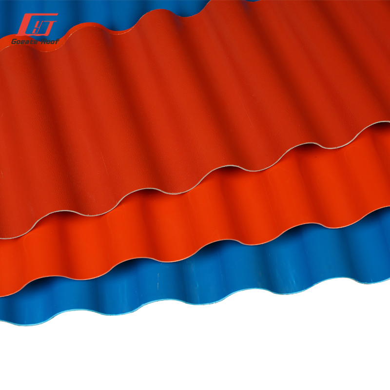Solar Roofing Tiles Lightweight Roofing Materials Plastic Roof ASA Coated UPVC Roofing Tile