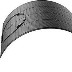 Durable 120W Full Black Solar Panel Marine Grade Waterproof Solar Panel