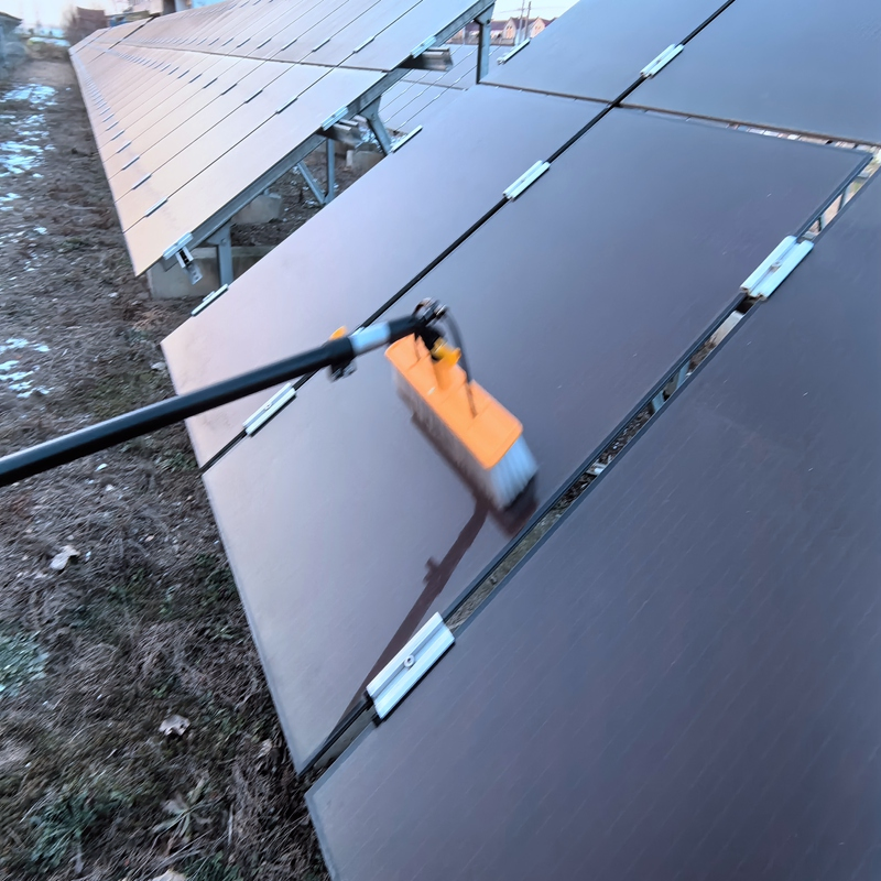 Supply Solar Panel Cleaning Brush Kit with 6.0m Handle and 55cm Head