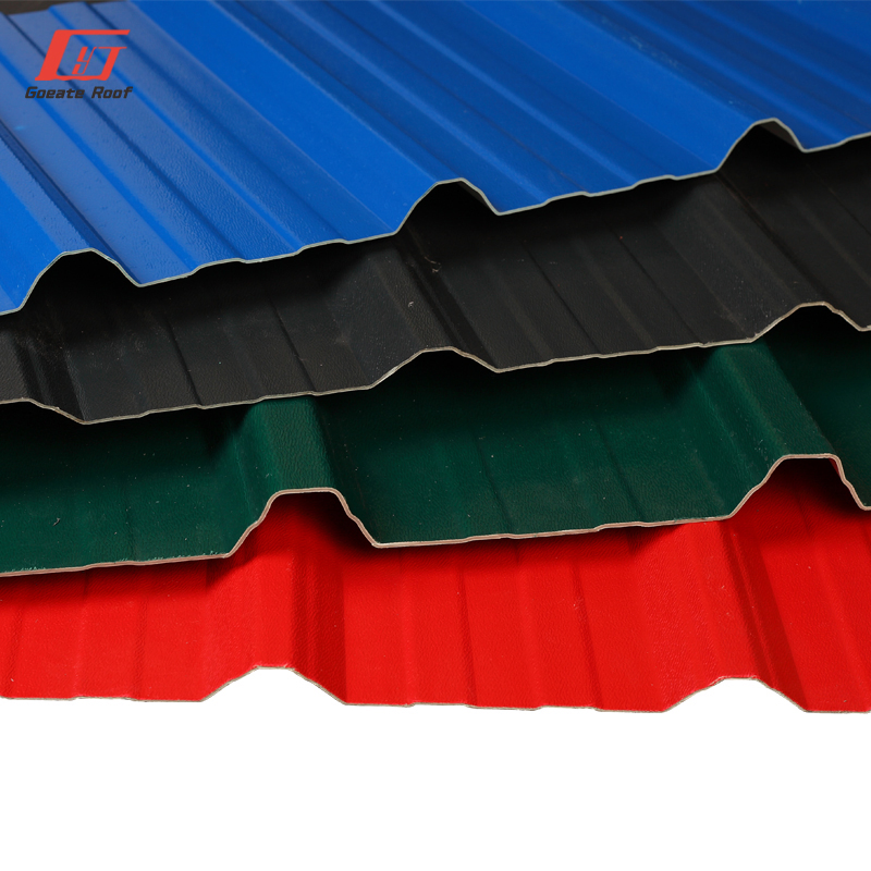Solar Roofing Tiles Lightweight Roofing Materials Plastic Roof ASA Coated UPVC Roofing Tile