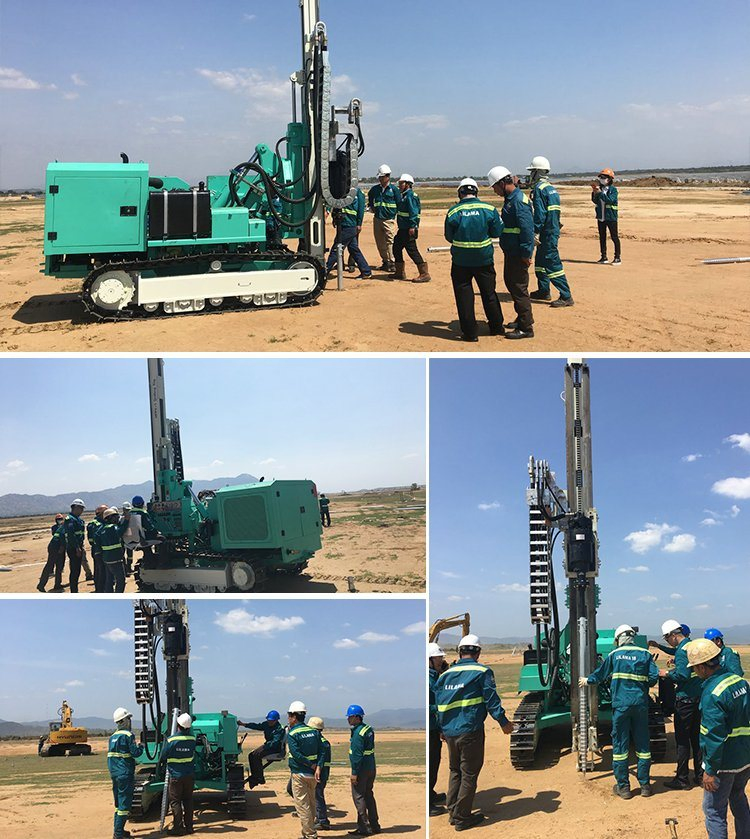 Power Truck Mounted Crawler Portable Small Equipment Ground Core Solar Machine Rock Bits Panel Installation Water Well Drilling Rig Photovoltaic Pile Driver