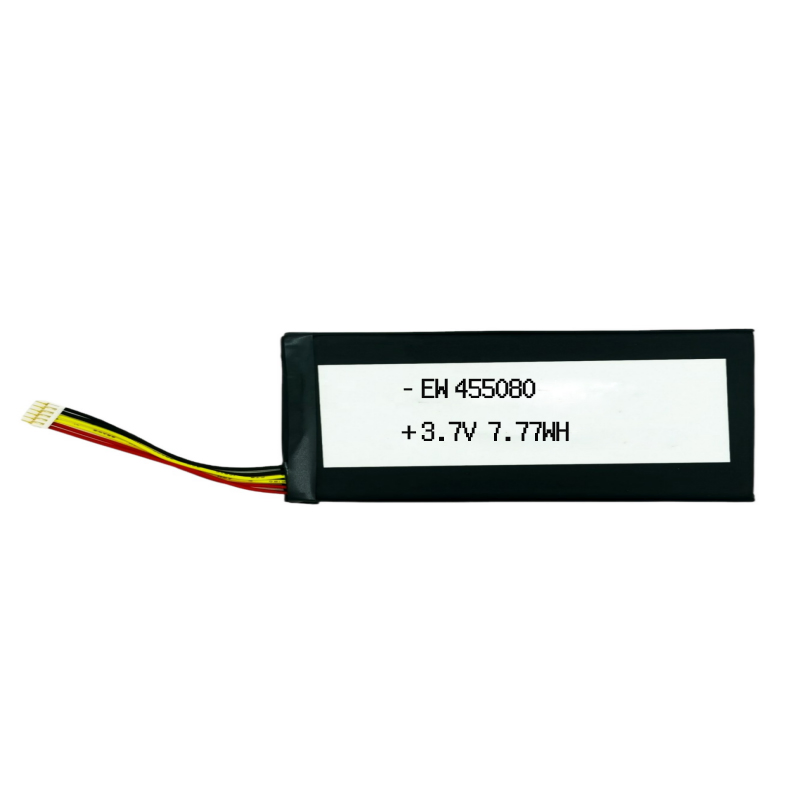 Customized Rechargeable 2s Lp703565 3.7V 1900mAh Lithium Polymer Battery Pack Flat Cells