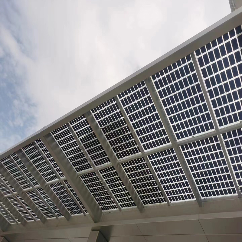 Custom Shaped BIPV Transparent Glass Solar Panel