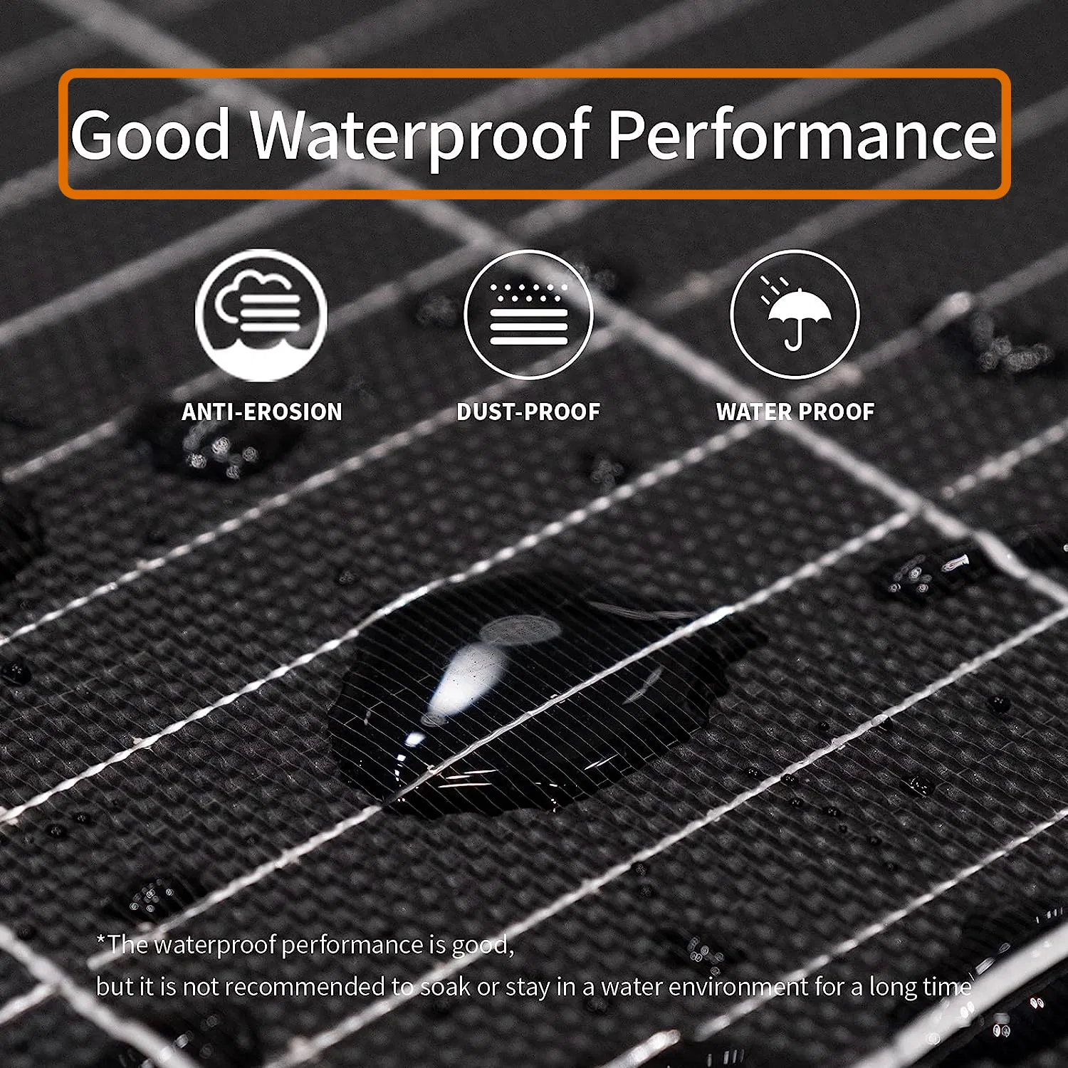 180W Portable Solar Bag Blanket Panel Mono Cells for Outdoors RV Camping