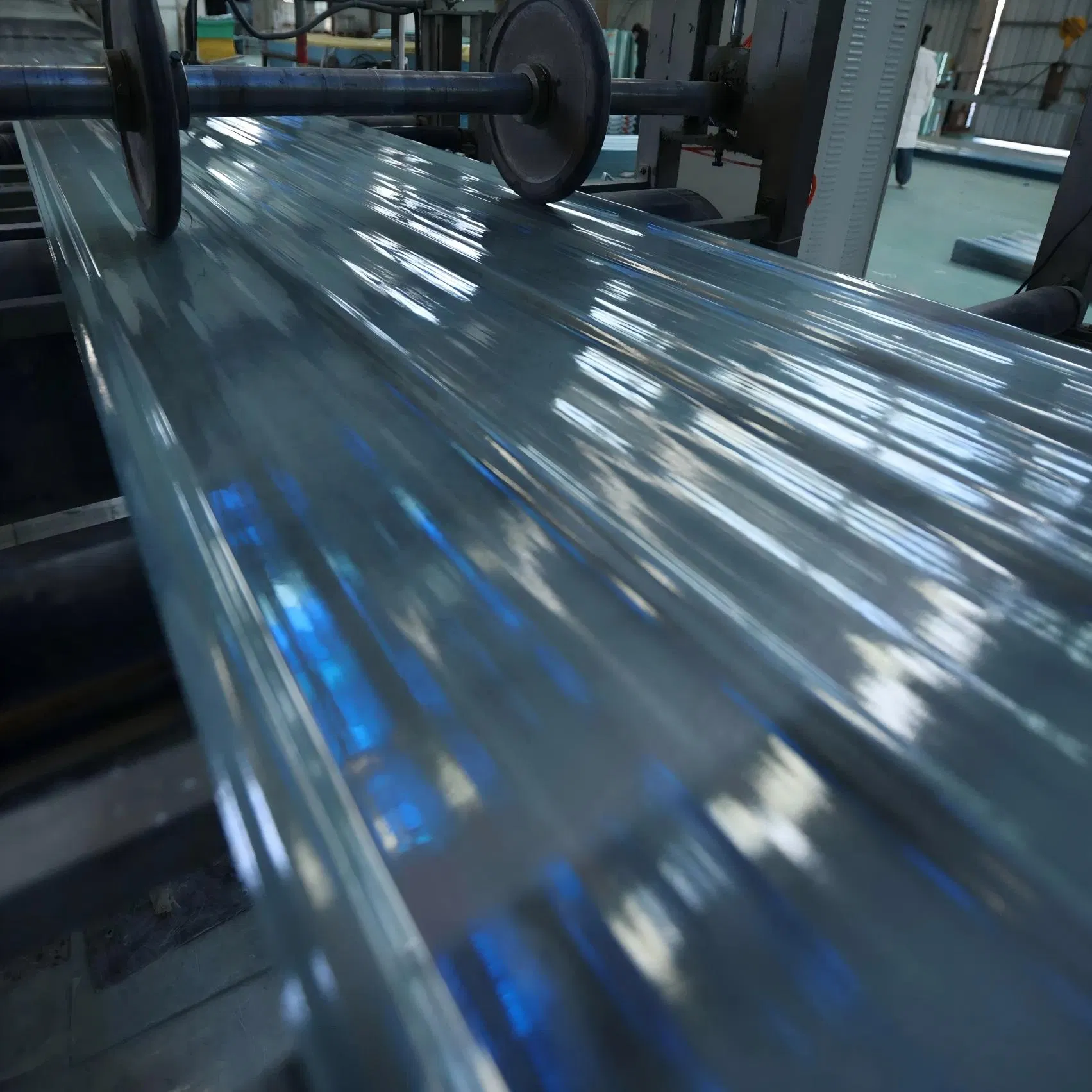 Lightweight FRP Clear Roofing Sheets Fiberglass Reinforced Plastic Transparent Solar Panel Roof Tile with Customized Color