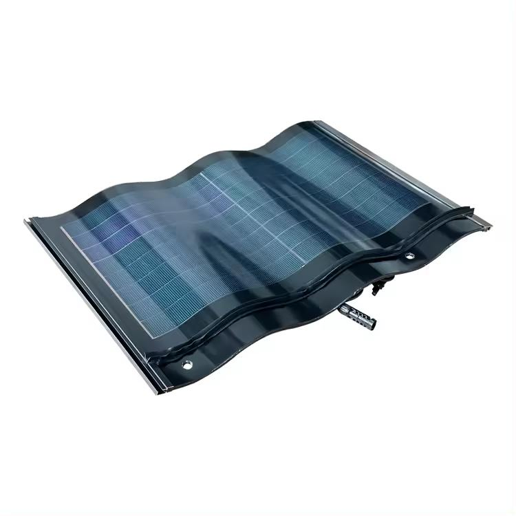 Best Price Hanergy BIPV Triple Arched Mounting Solar Roof Tiles CIGS 30 Watt Solar Panels 12V 30W PV Module for Buildings