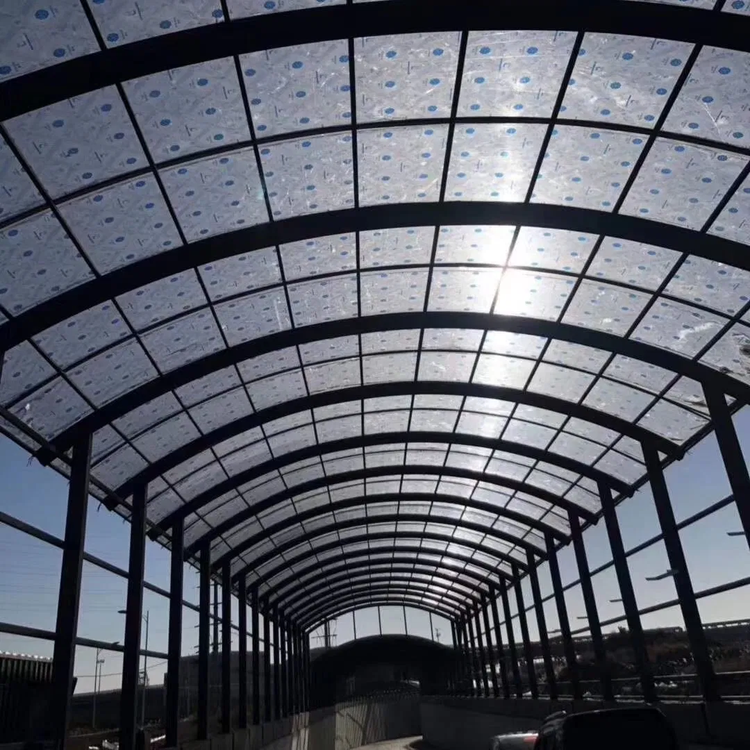 Lightweight and High-Strength FRP Solar Panel Roof Tile Skylight Transparent Roofing Sheet for Greenhouse Building Material