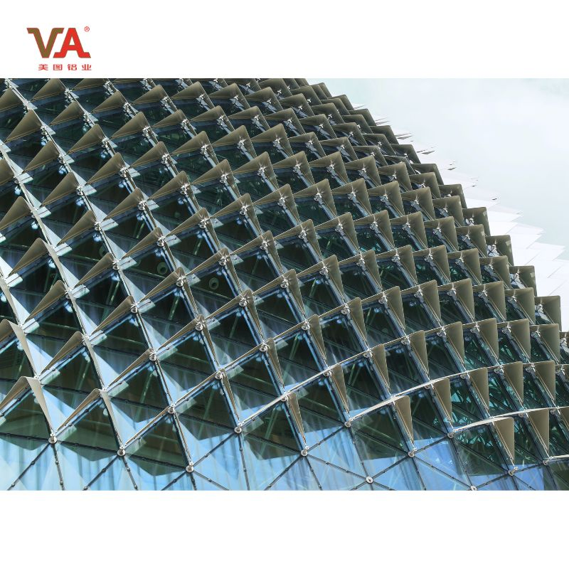 Curtain Wall Metal Wall Facade Modern Decorative Cladding Aluminum Perforated Facade Design