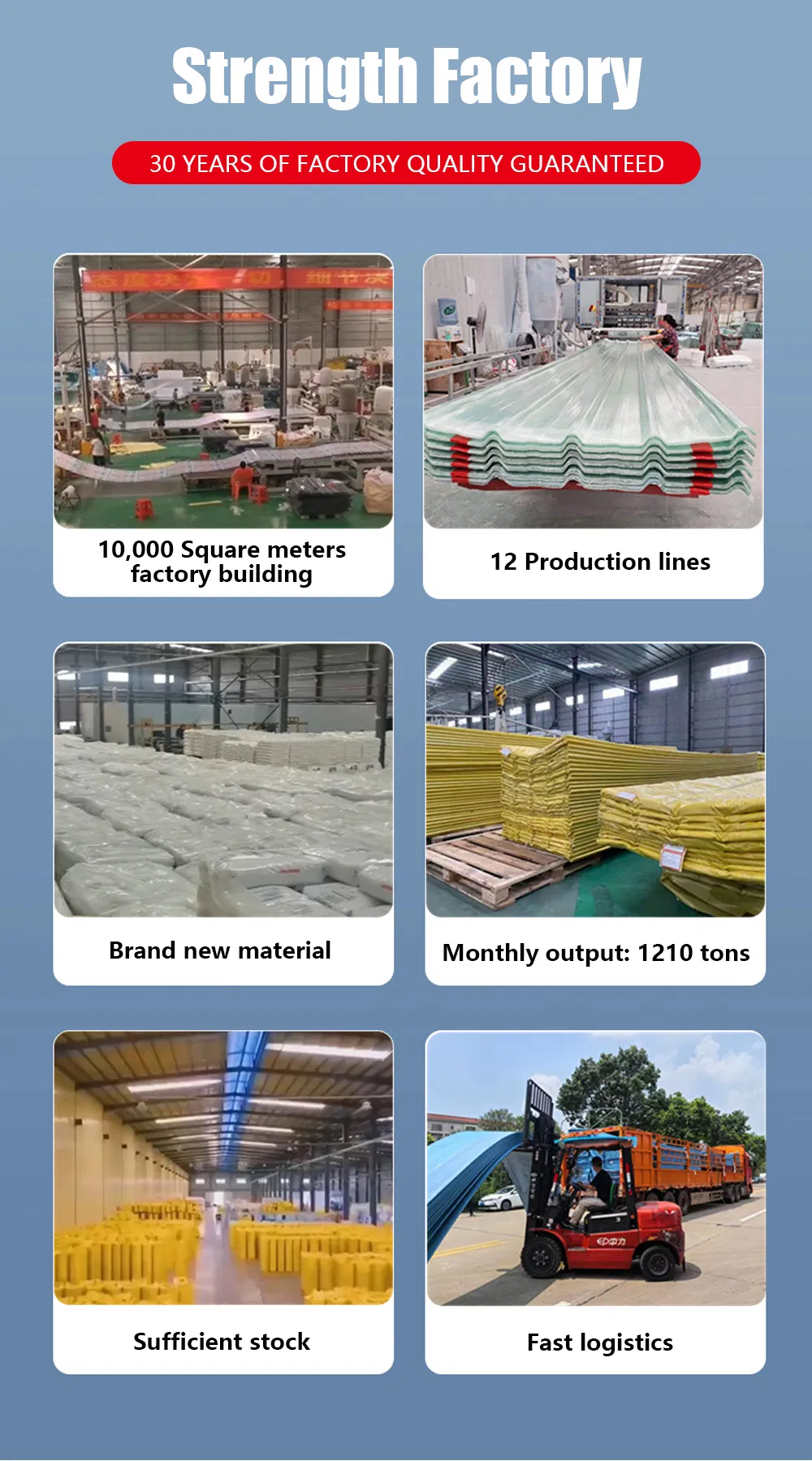 Fiberglass Reinforced Plastic Roof Tile 4