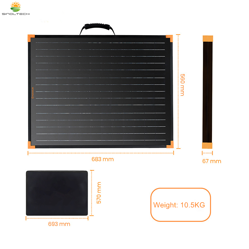 200W Foldable Solar Kit for Outdoor off Grid Charging